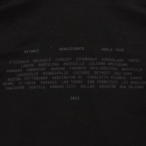 Beyoncé Shirt Mens Large L Black Renaissance World Tour 2023 Cowgril Sexy NWOT - Picture 7 of 9